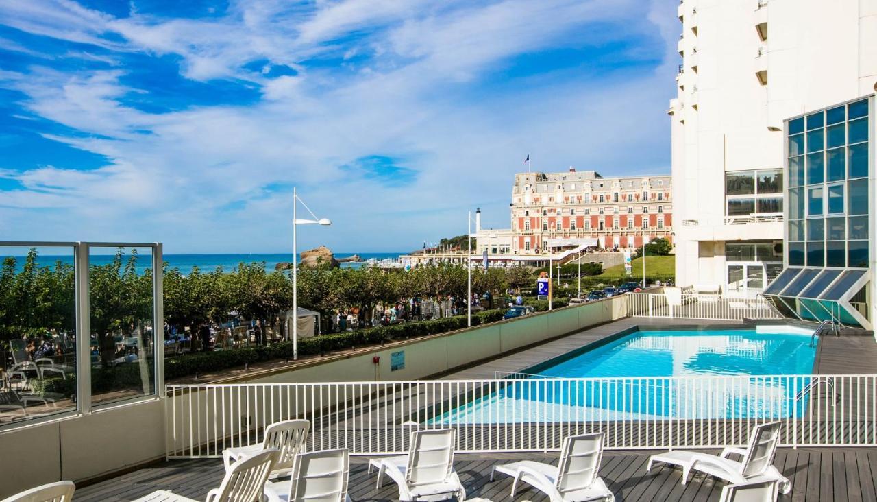Superbe Studio Face A La Mer Acces Direct Plage Biarritz Exterior foto